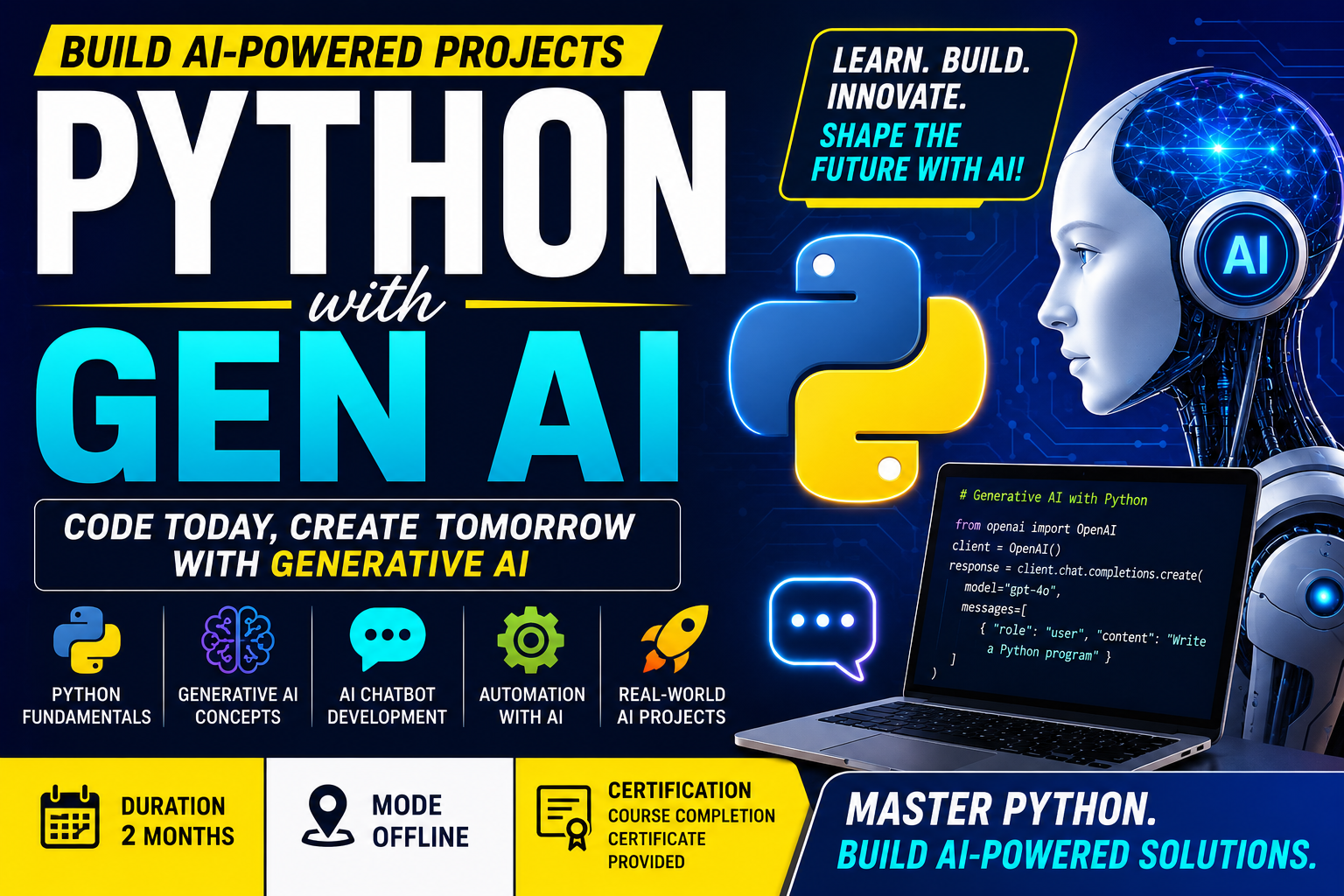 PYTHON WITH GEN AI