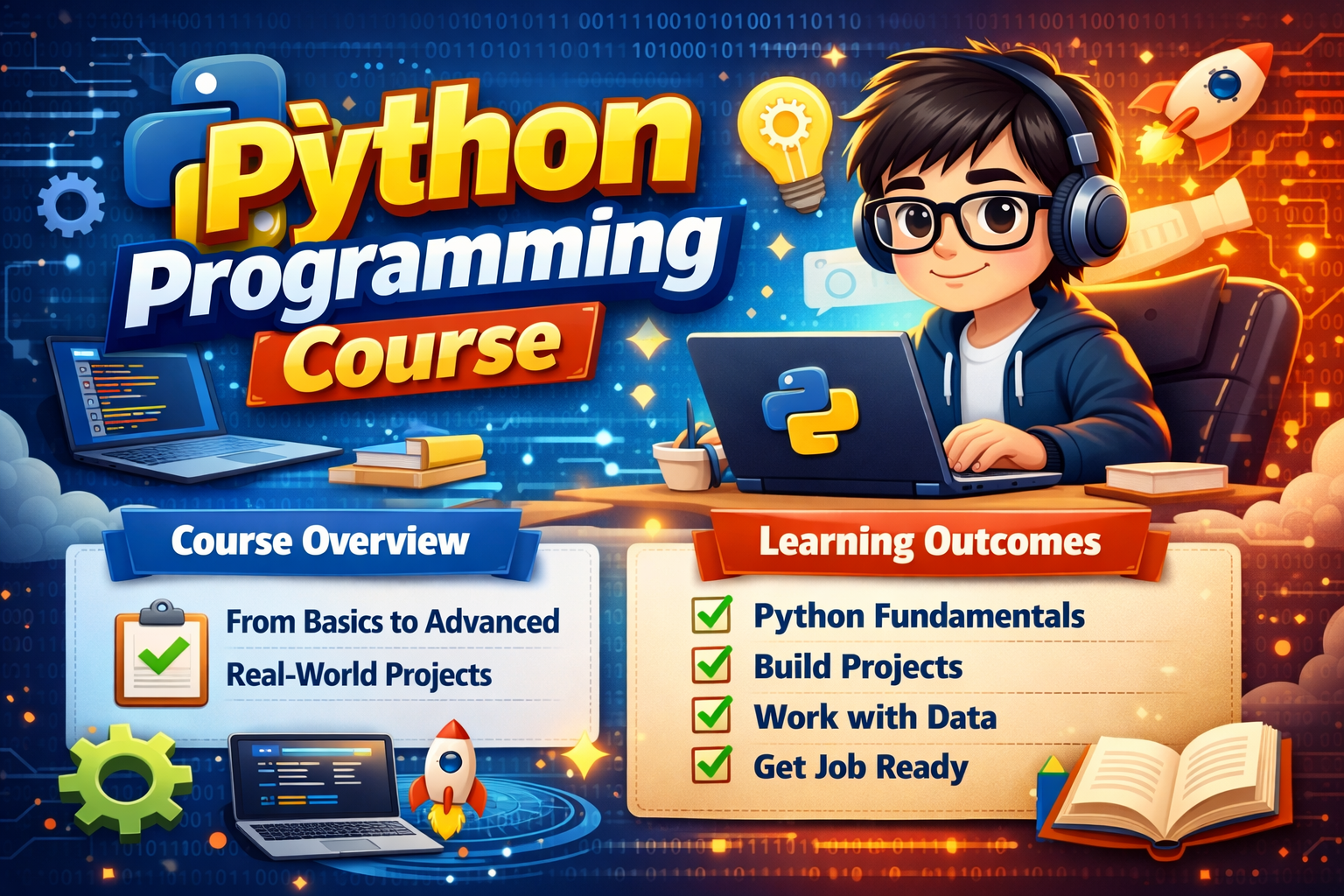 Master Python programming from basics to advanced