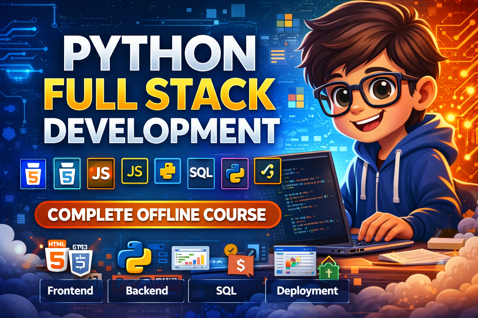 PYTHON FULL STACK OFFLINE 2025