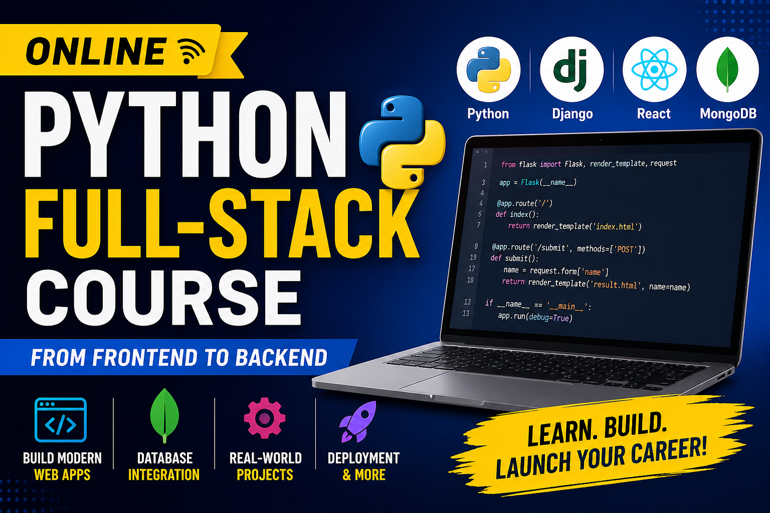 ONLINE PYTHON FULL STACK COURSE